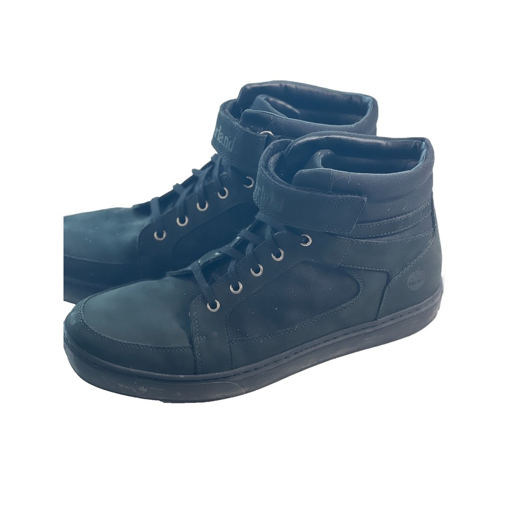 Timberland Men's‎ Boots Size 12M Black Leather Earthkeepers Genuine Leather